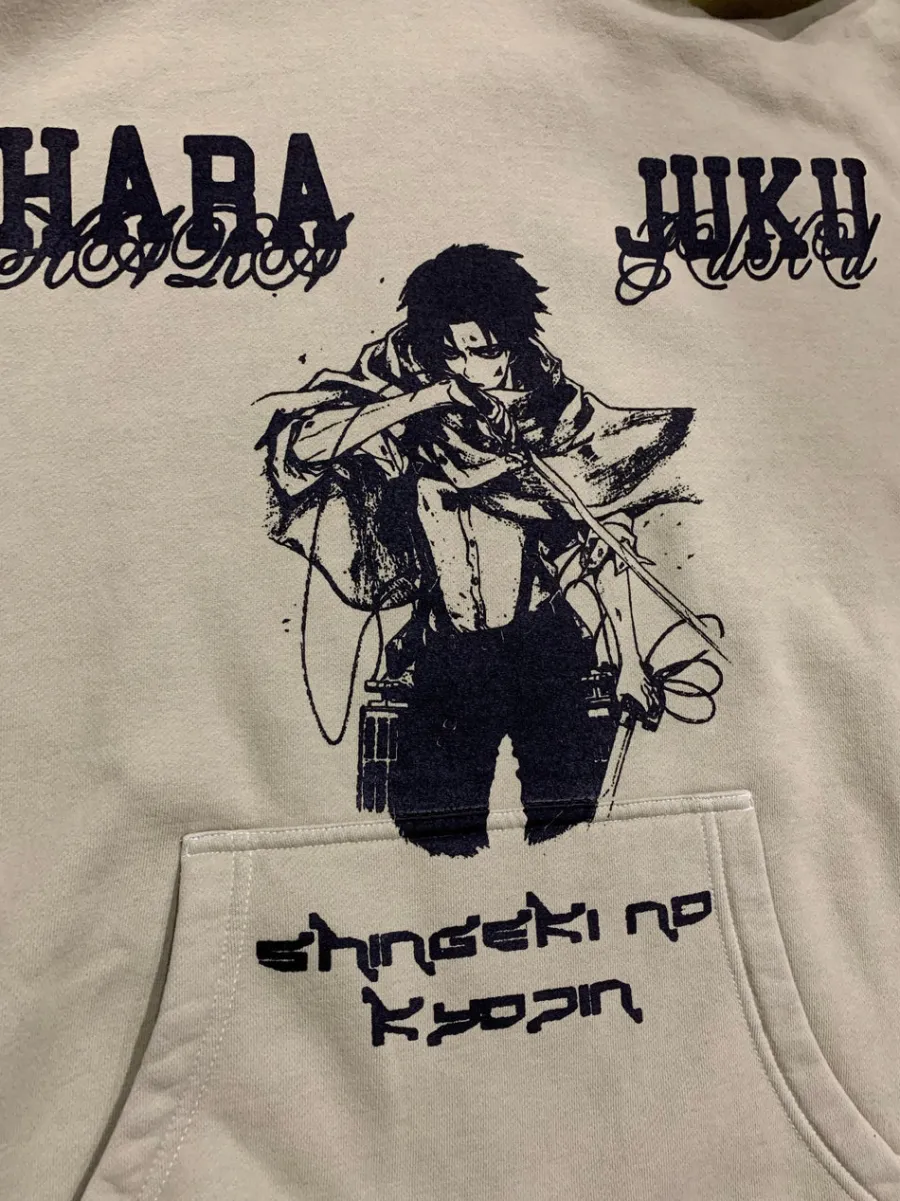 Outlet Anime Builds Strong Bones - AoT Levi Hoodie Hoodies