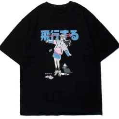 Hot Anime Cat Girl Tee T-Shirts