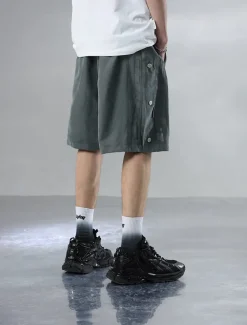 Discount Button-Up Shorts Shorts