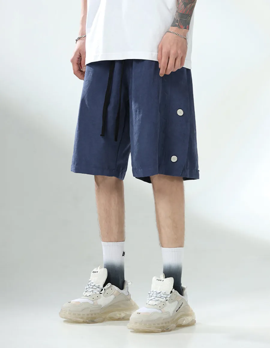 Discount Button-Up Shorts Shorts
