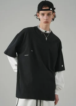 Clearance Double Collar Tee T-Shirts