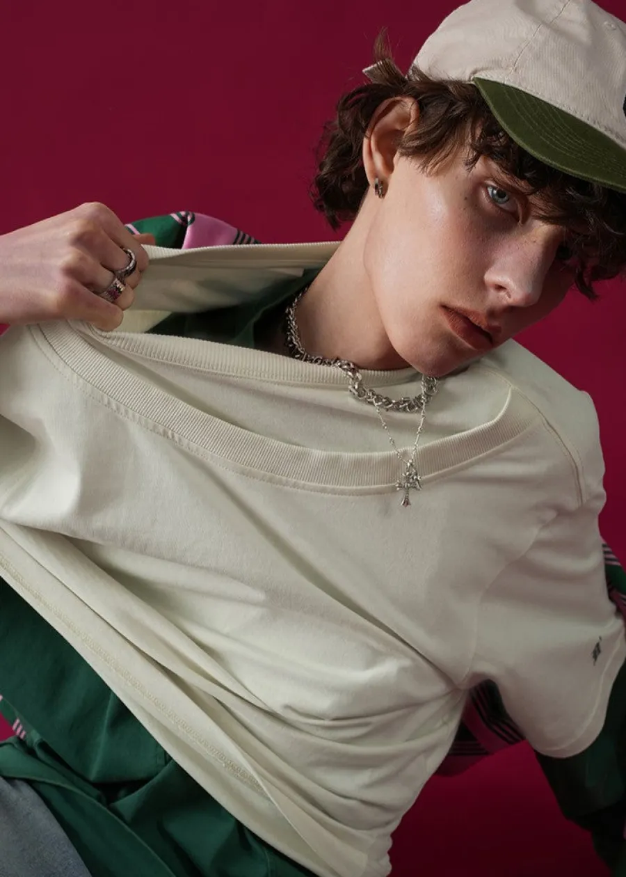 Clearance Double Collar Tee T-Shirts