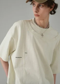 Clearance Double Collar Tee T-Shirts