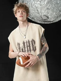 Outlet Logo Sleeveless Tee T-Shirts