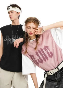 Outlet Logo Sleeveless Tee T-Shirts