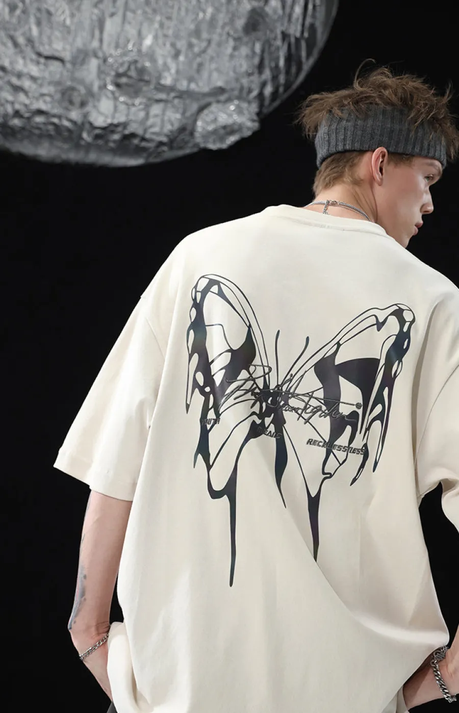 Clearance 3M Reflective Butterfly Tee T-Shirts