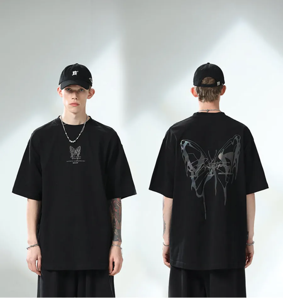 Clearance 3M Reflective Butterfly Tee T-Shirts