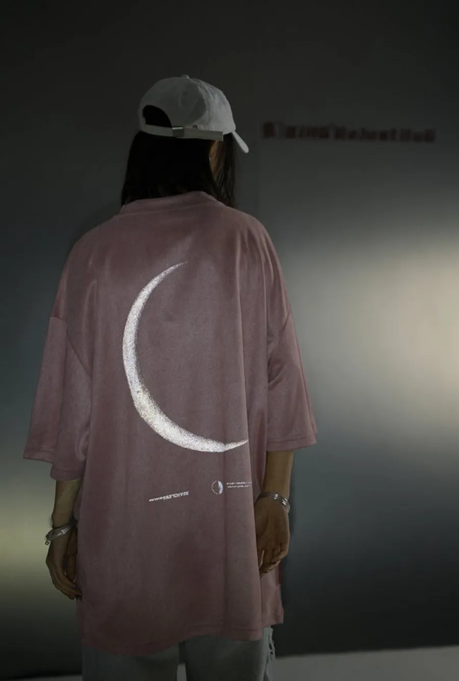 Best 3M Reflective Crescent Moon Tee T-Shirts