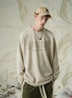 Clearance 3M Reflective Crescent Moon Sweatshirt Sweaters