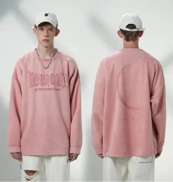 Clearance 3M Reflective Crescent Moon Sweatshirt Sweaters