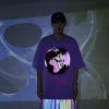 Best 3M Reflective Rainbow Earth Tee T-Shirts