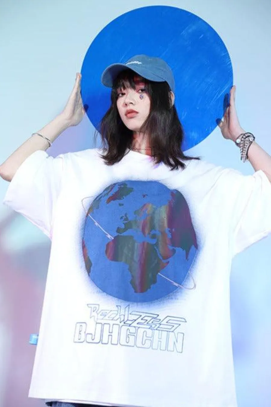 Best 3M Reflective Rainbow Earth Tee T-Shirts