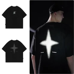 Best 3M Reflective Star Spike Tee T-Shirts