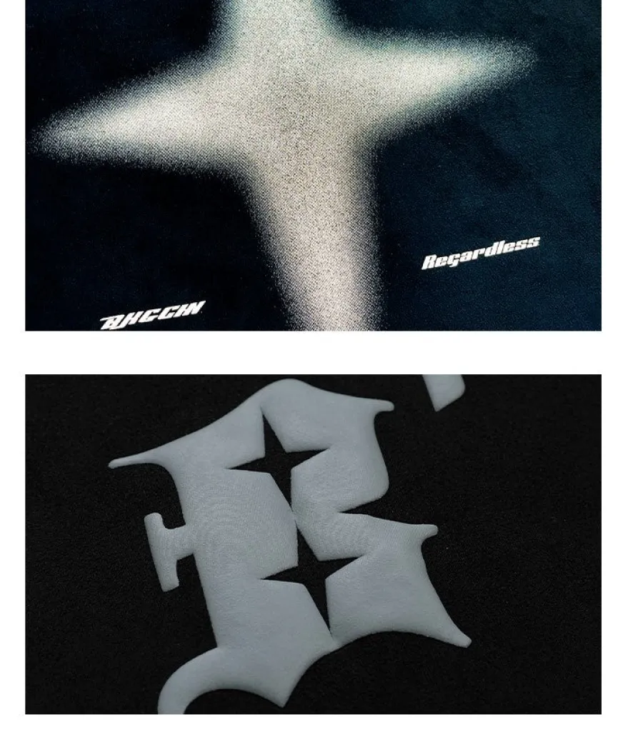 Best 3M Reflective Star Spike Tee T-Shirts