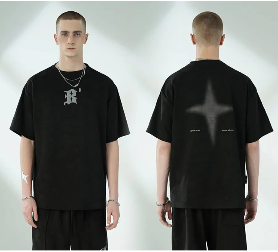 Best 3M Reflective Star Spike Tee T-Shirts
