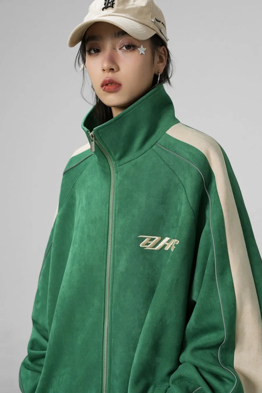 Discount 3M Suede Track Jacket Jackets