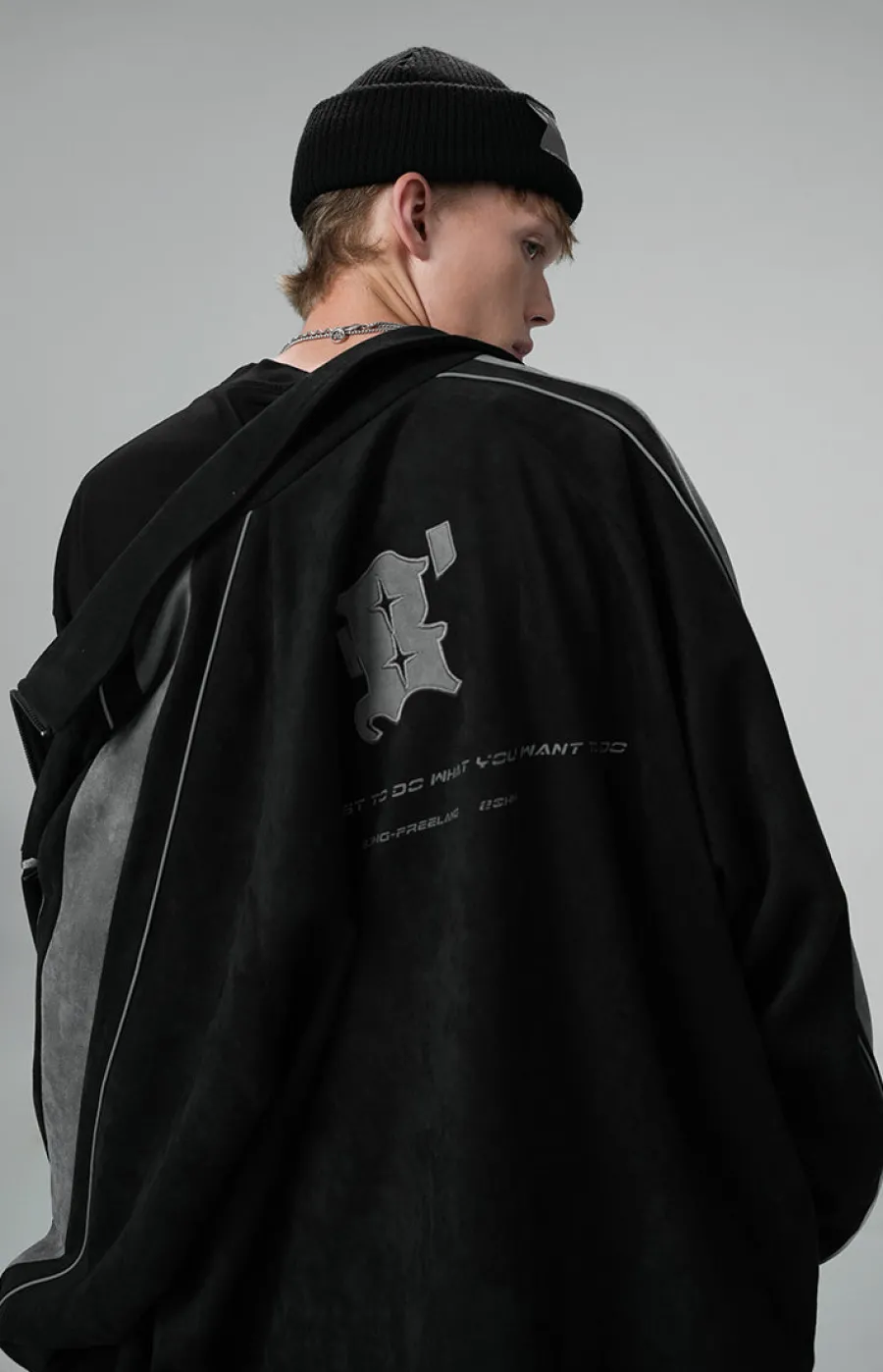 Discount 3M Suede Track Jacket Jackets