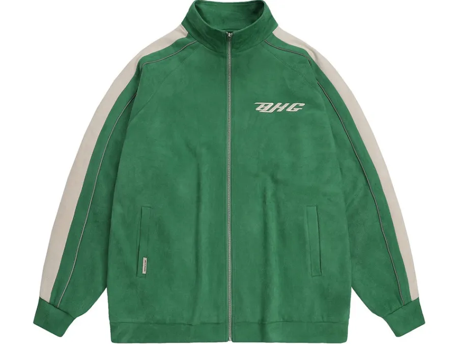 Discount 3M Suede Track Jacket Jackets