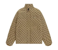 Fashion Monogram Print Puffer Jacket Jackets