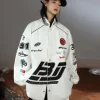 Fashion Patched Biker Jacket Jackets