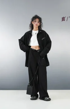 Outlet Pleated Trousers Pants