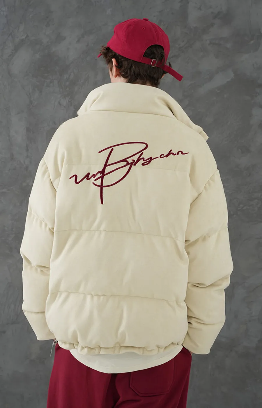 Fashion Suede Puffer Jacket Jackets