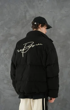 Fashion Suede Puffer Jacket Jackets