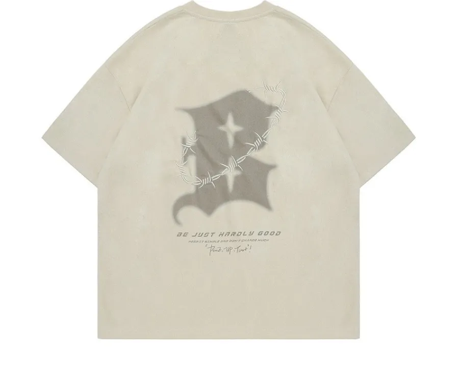 Clearance "Thorns" Suede Tee T-Shirts