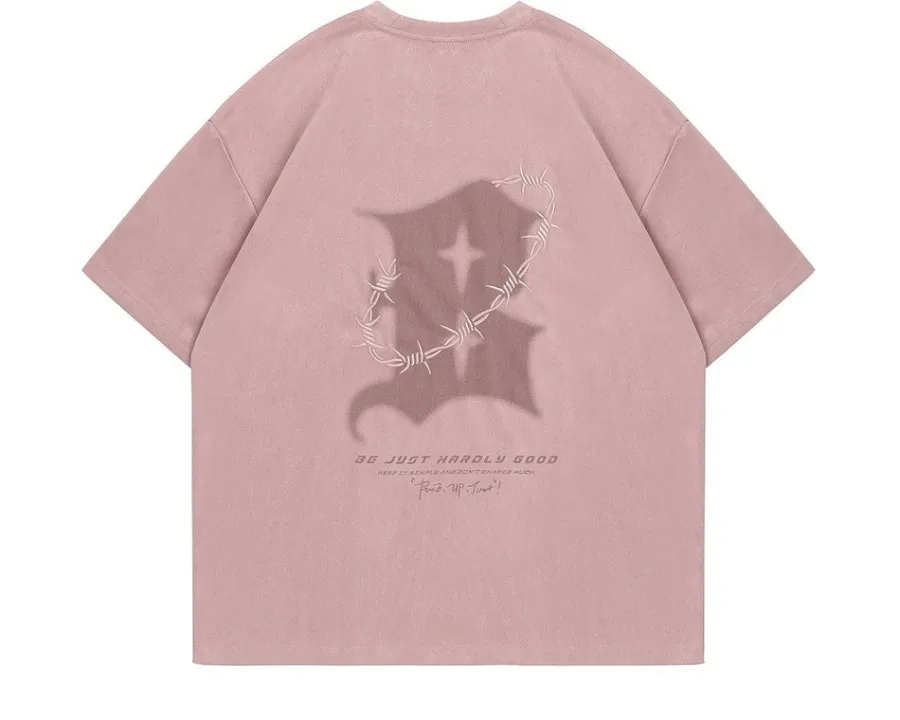 Clearance "Thorns" Suede Tee T-Shirts
