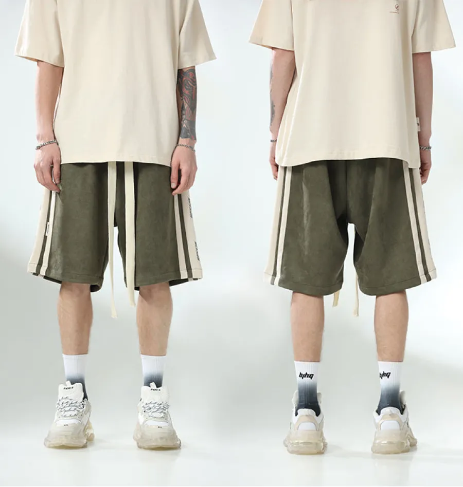 Discount Velour Wideleg Lounge Shorts Shorts