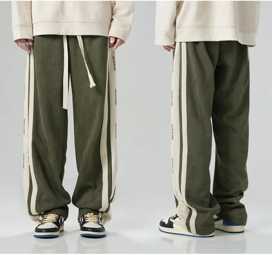 Fashion Velour Wideleg Lounge Pants Pants