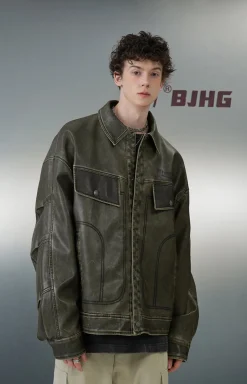 New Vintage Motorcycle Jacket Jackets