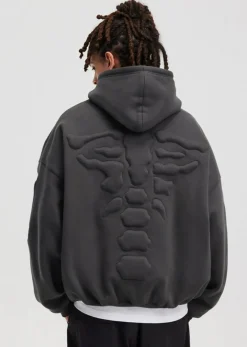Best Embossed Skeleton Hoodie Hoodies