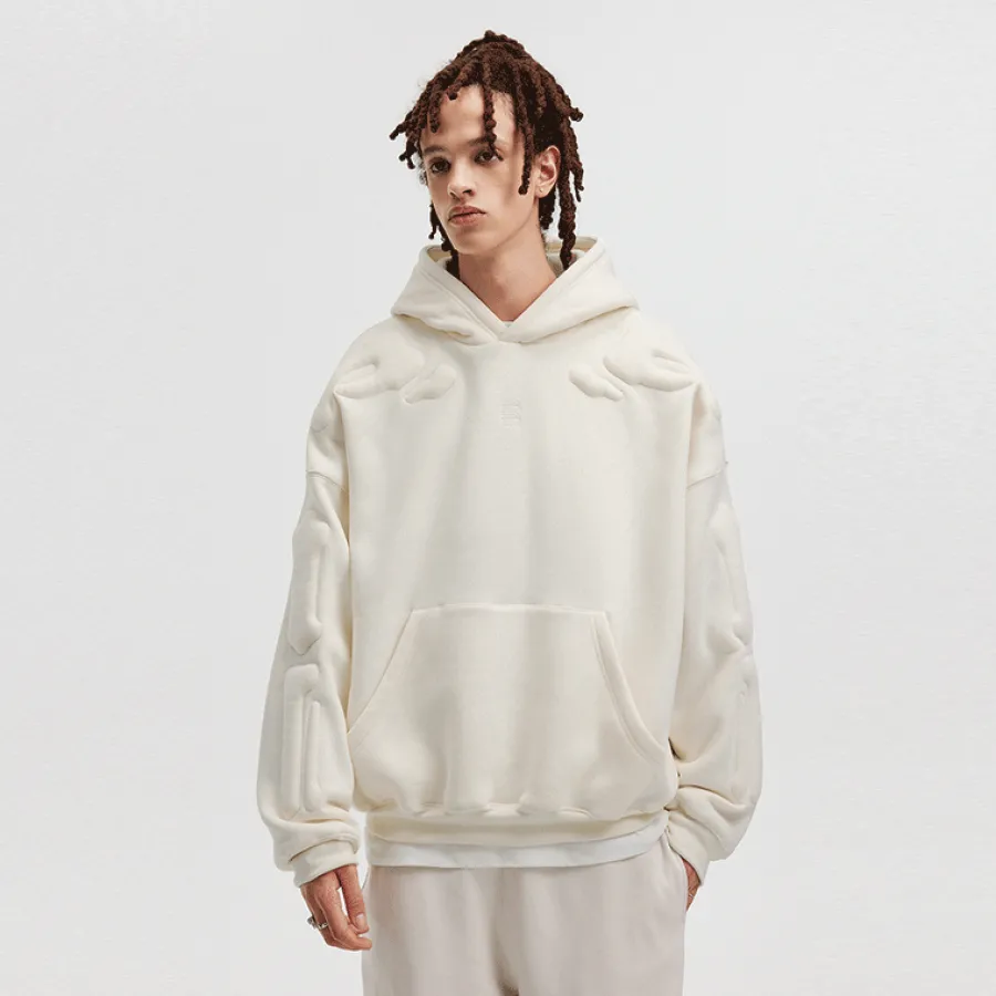 Best Embossed Skeleton Hoodie Hoodies
