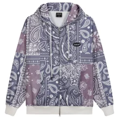 Hot Bandana Zip Up Jacket Jackets