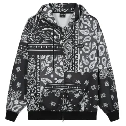 Hot Bandana Zip Up Jacket Jackets