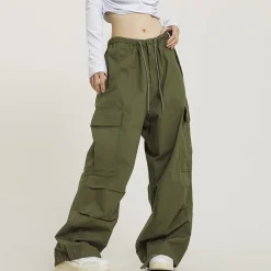 New Monochrome Baggy Cargo Pants Pants