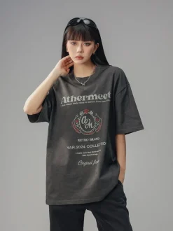 Hot Vintage Faded Collegiate Tee T-Shirts