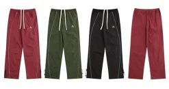 Outlet Wide-Leg Track Pants Pants