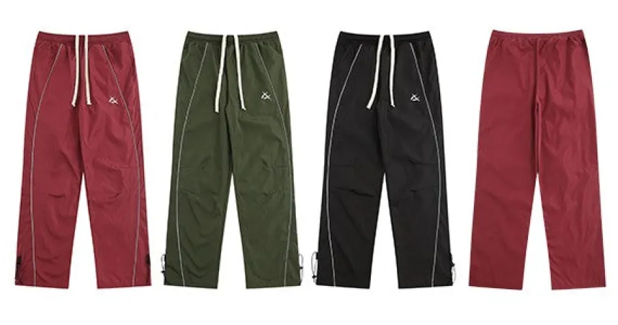 Outlet Wide-Leg Track Pants Pants