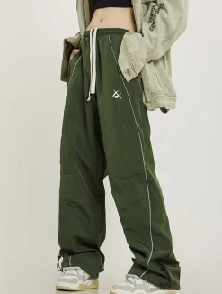 Outlet Wide-Leg Track Pants Pants