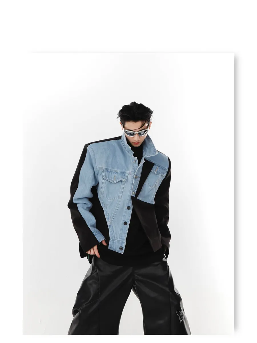 Fashion Deconstructed Denim Jacket Jackets
