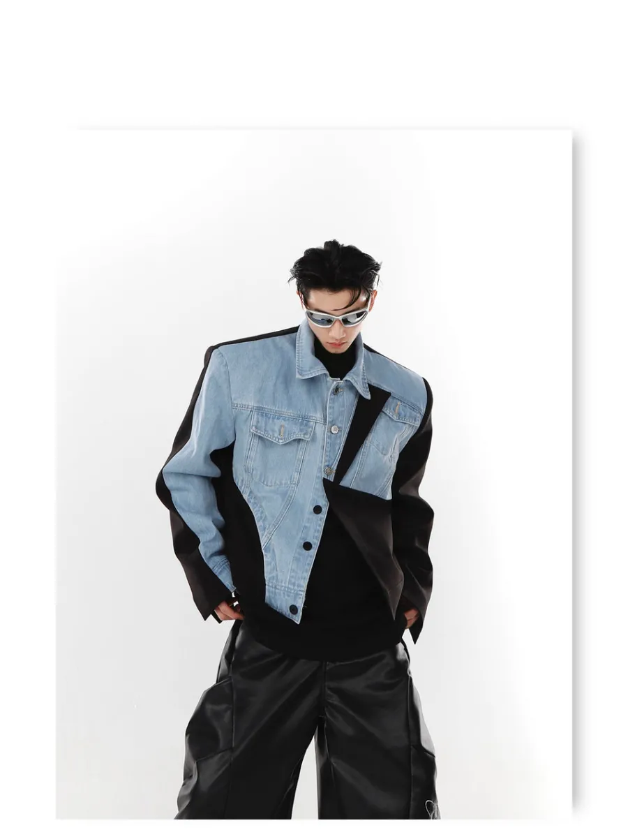 Fashion Deconstructed Denim Jacket Jackets