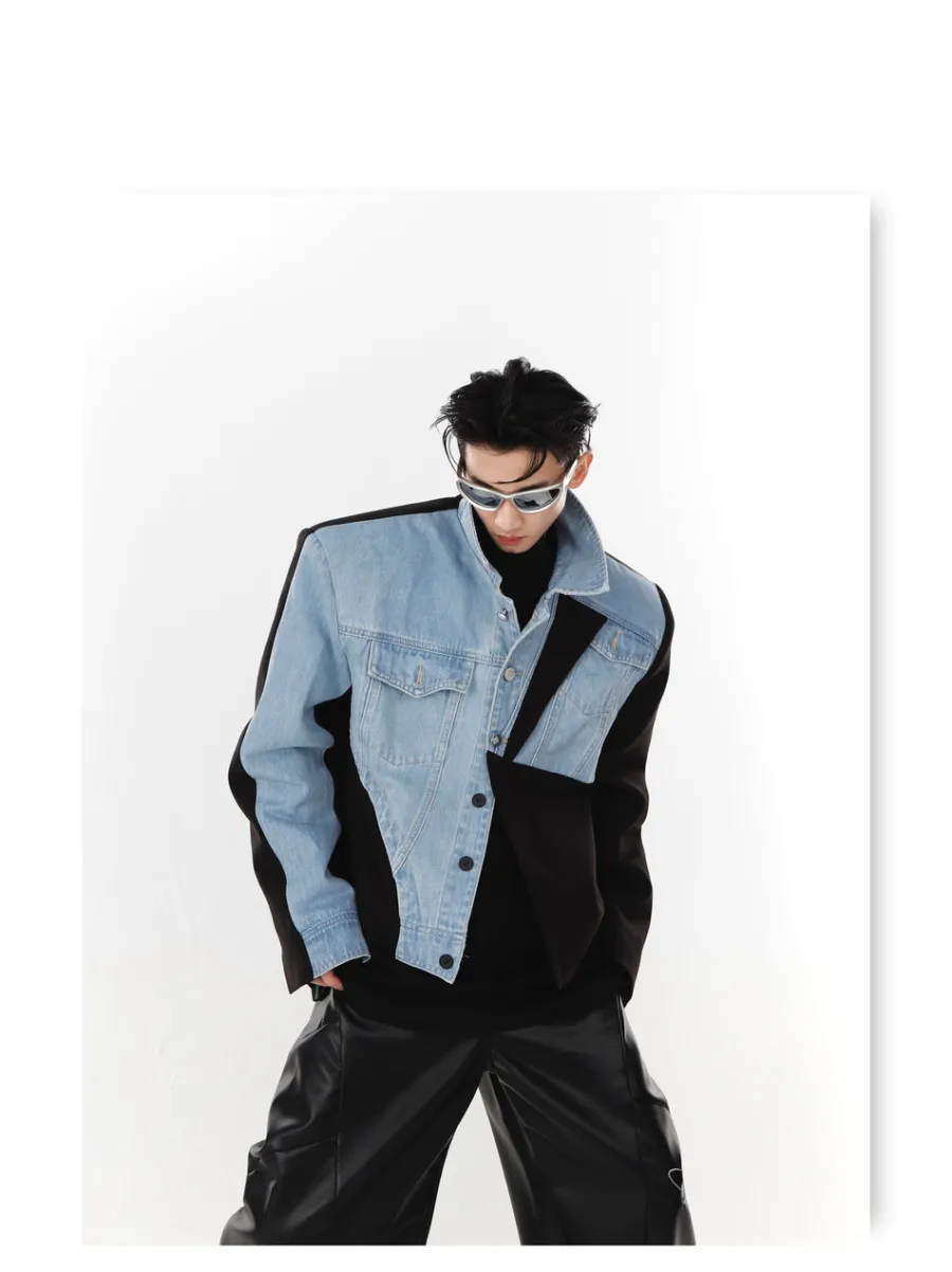 Fashion Deconstructed Denim Jacket Jackets