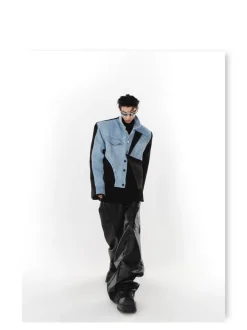 Fashion Deconstructed Denim Jacket Jackets