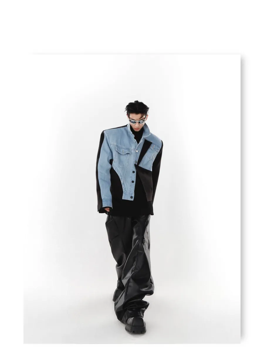 Fashion Deconstructed Denim Jacket Jackets