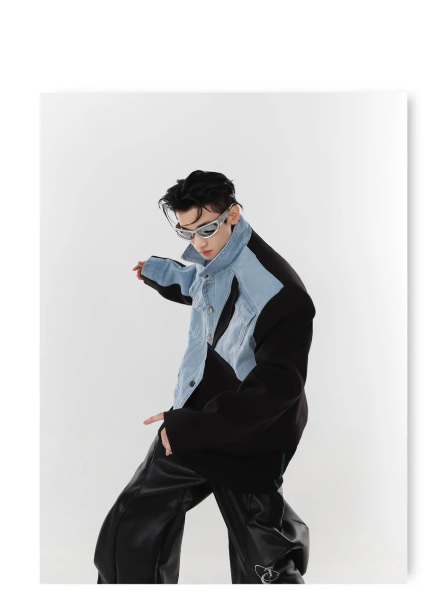 Fashion Deconstructed Denim Jacket Jackets