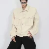 Sale Padded Shoulders Jacket Jackets