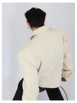 Sale Padded Shoulders Jacket Jackets
