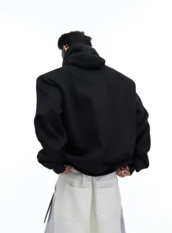 Sale Silver-Studded Logo Hoodie Hoodies